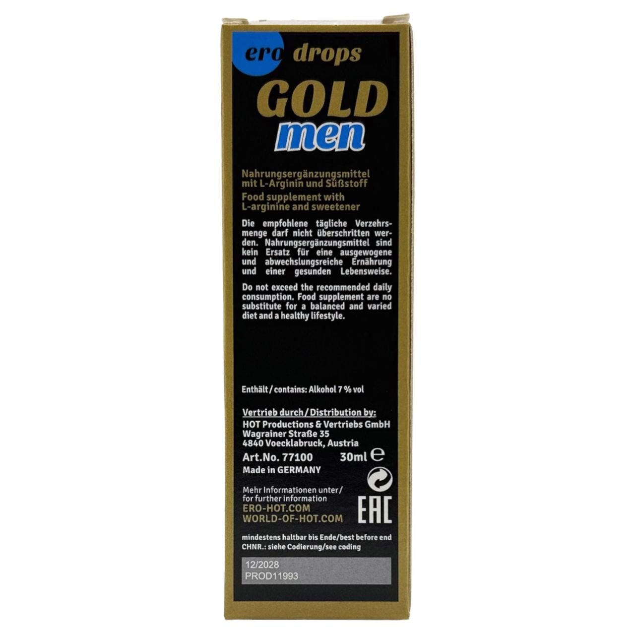 HOT ero Gold Men Spanish Fly - vágyfokozó csepp férfiaknak (30ml) HOT ero Gold Men Spanish Fly - vágyfokozó csepp férfiaknak (30ml)