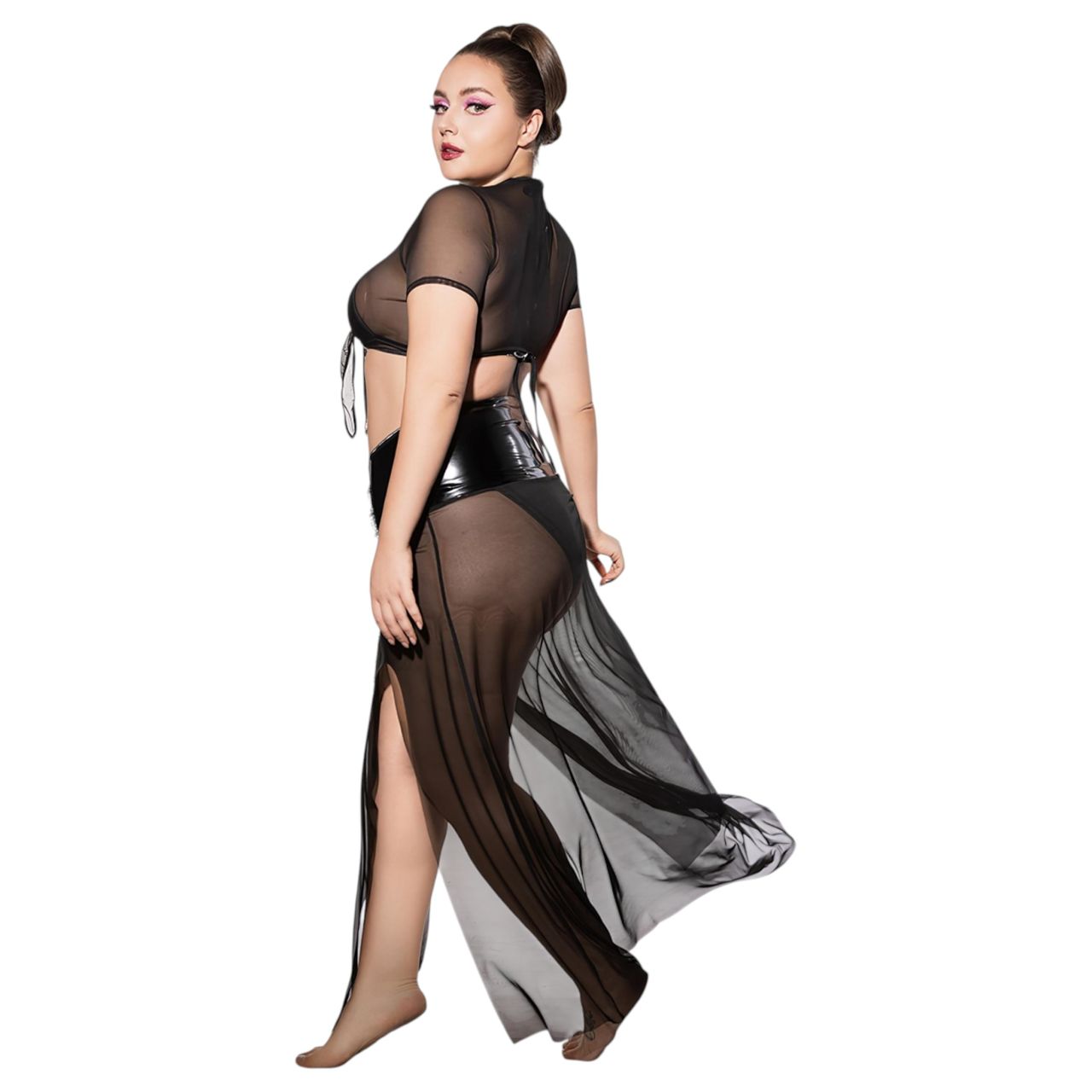 JSY 065 - fekete babydoll szett (XL-2XL) JSY 065 - fekete babydoll szett (XL-2XL)