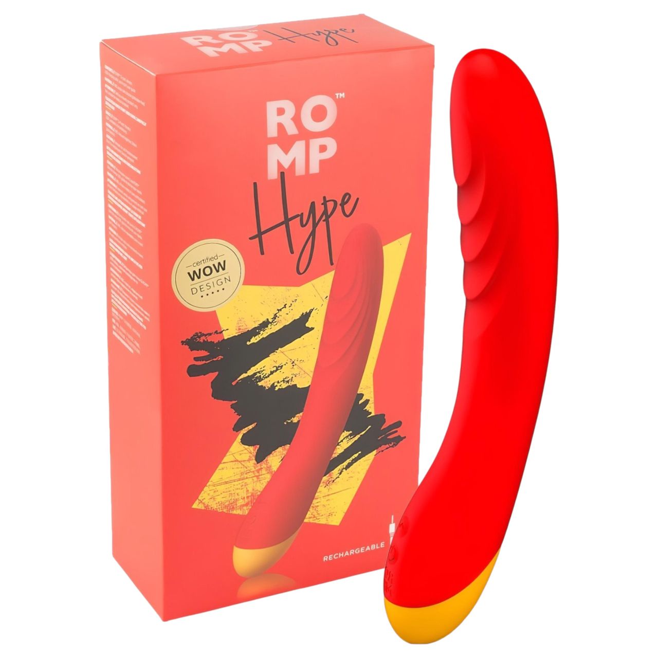 ROMP Hype - akkus, vízálló G-pont vibrátor (narancs) ROMP Hype - akkus, vízálló G-pont vibrátor (narancs)