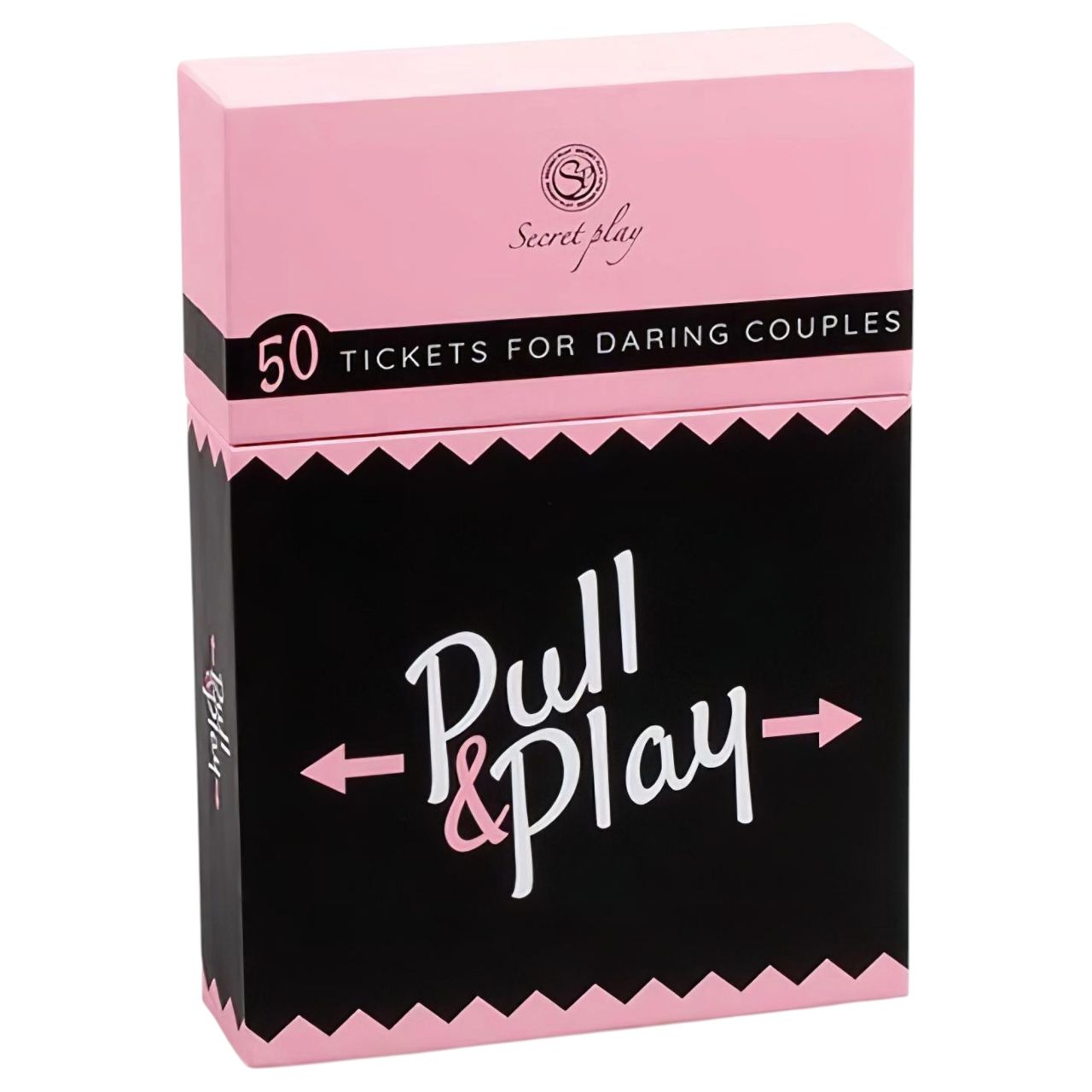 Secret Play Pull & Play - erotikus kártyajáték pároknak (50 kártya) - 7 nyelven Secret Play Pull & Play - erotikus kártyajáték pároknak (50 kártya) - 7 nyelven