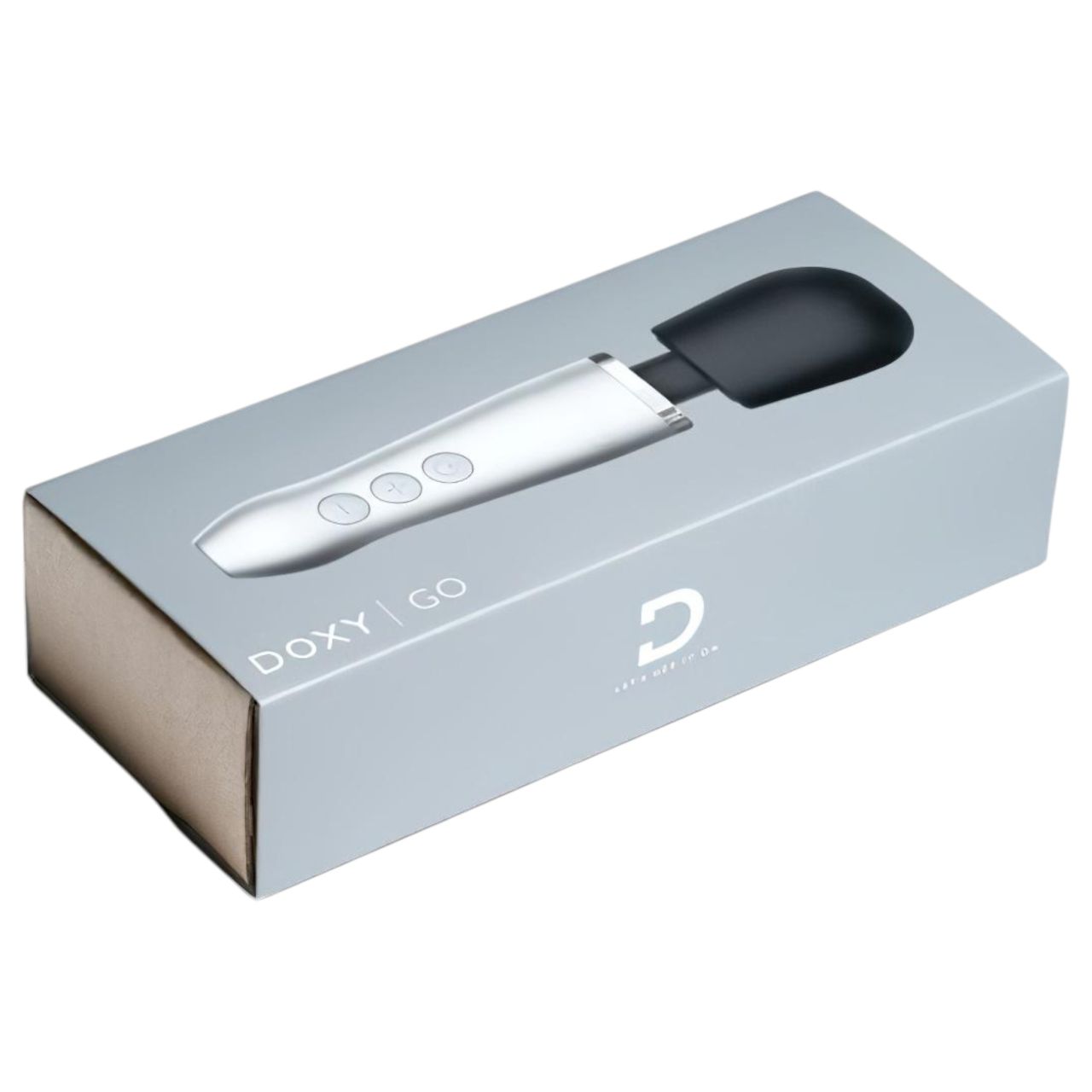 Doxy Go - akkus wand masszírozó vibrátor, vezeték nélküli (ezüst) Doxy Go - akkus wand masszírozó vibrátor, vezeték nélküli (ezüst)