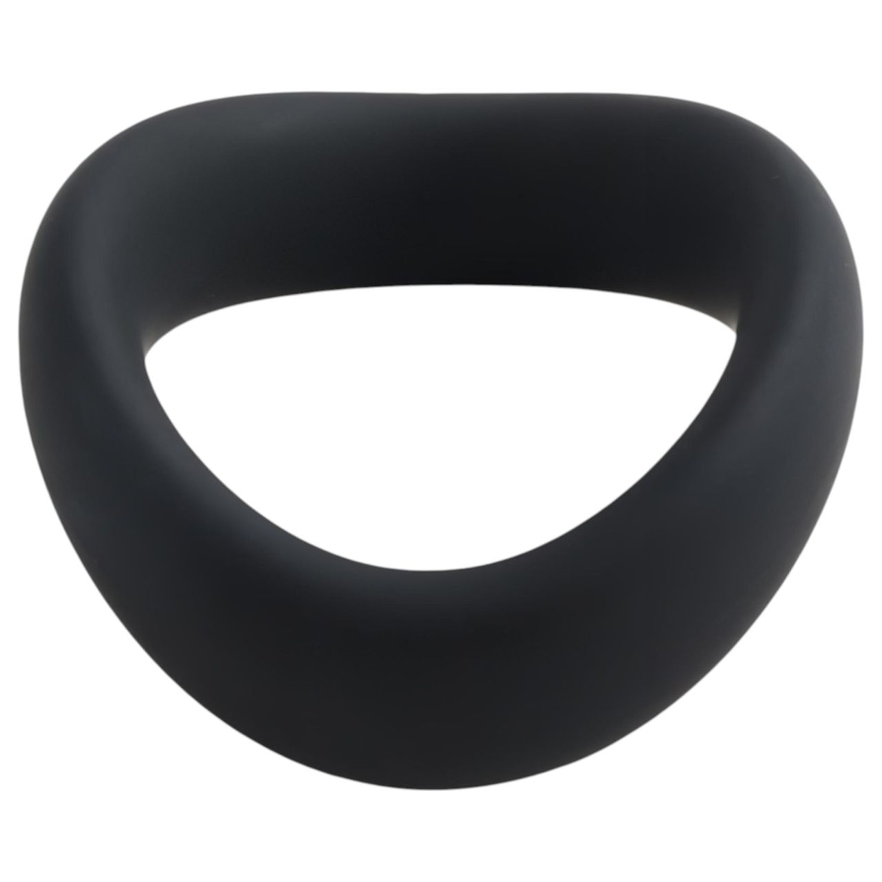 Pulselock Cocktura - csavart szilikon heregyűrű (fekete) - 5cm