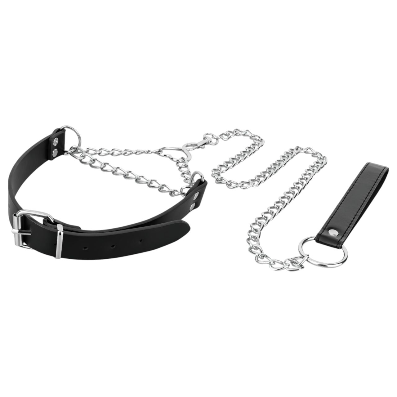 Bedroom Fantasies - nyakörv pórázzal, bondage szett (fekete) Bedroom Fantasies - nyakörv pórázzal, bondage szett (fekete)