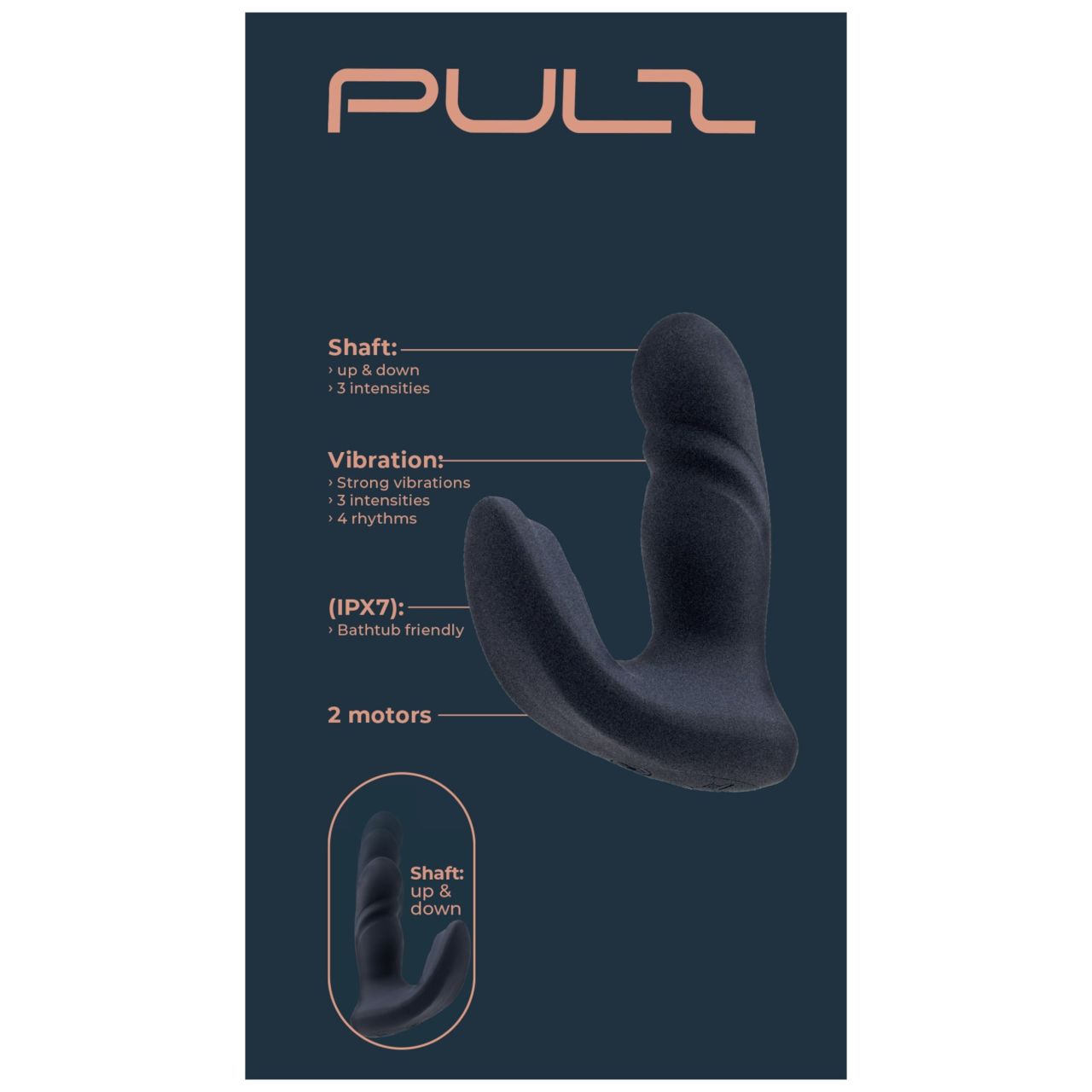 Dreamtoys Pulz - lökő anál vibrátor távirányítóval (kék) Dreamtoys Pulz - lökő anál vibrátor távirányítóval (kék)
